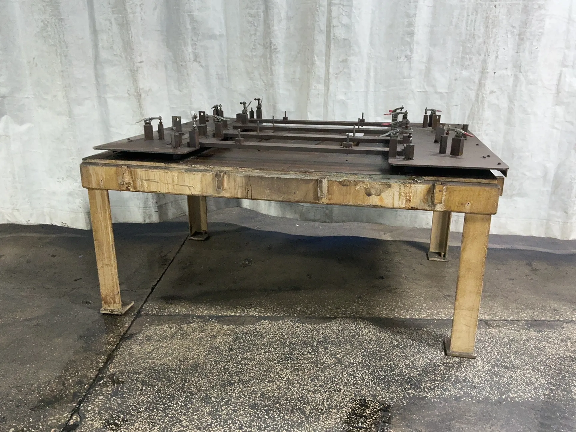 5' x 7' metal table - Image 2