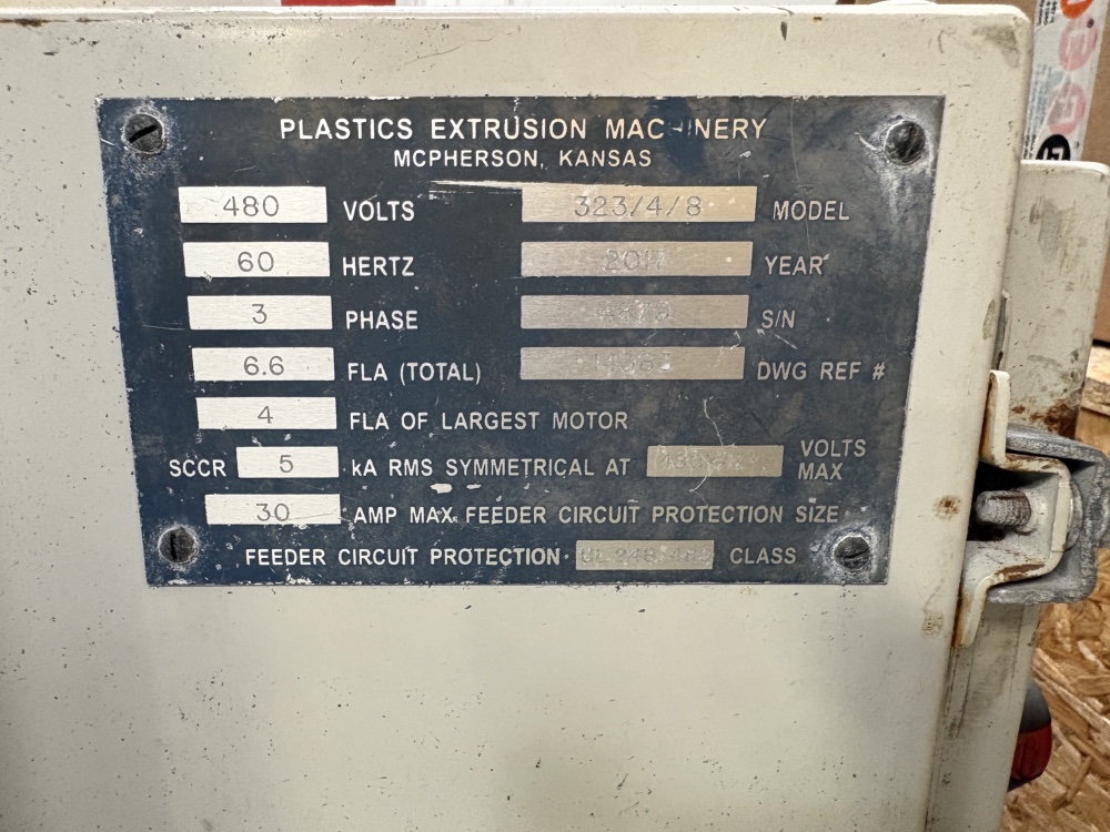 Plastics Extrusion Machinery PEM, 4 belt smooth belt puller - Image 3