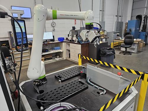 Fanuc CRX-10i-A/L, 6-Axis cobot, 22.05 lb. payload, 55.83" reach, long reach arm, floor, inverted, angled - Image 2