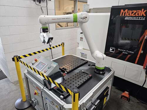 Fanuc CRX-10i-A/L, 6-Axis cobot, 22.05 lb. payload, 55.83" reach, long reach arm, floor, inverted, angled - Image 3