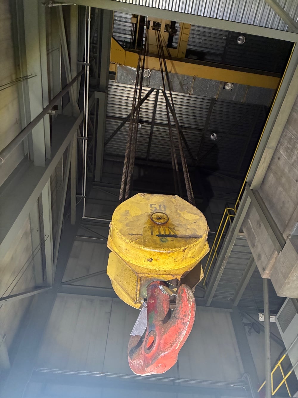 50 Ton, Orley Meyer, Double Girder Bridge Crane, 68' Span, 100' rail length - Image 2