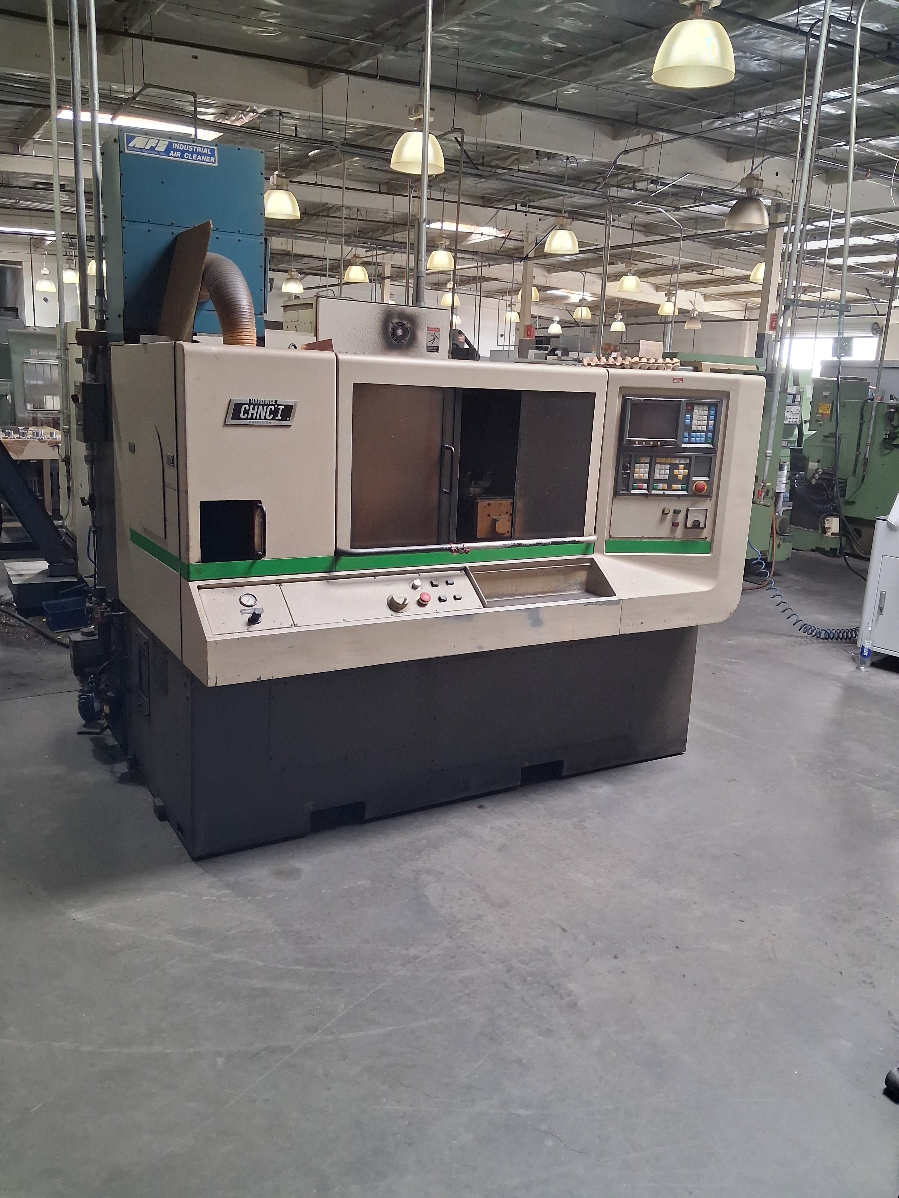 Hardinge #CHNC-I, CNC chucker lathe, Fanuc 0T-B Control, 5C collet spindle, 8-station turret, 5.5 KW spindle - Image 1
