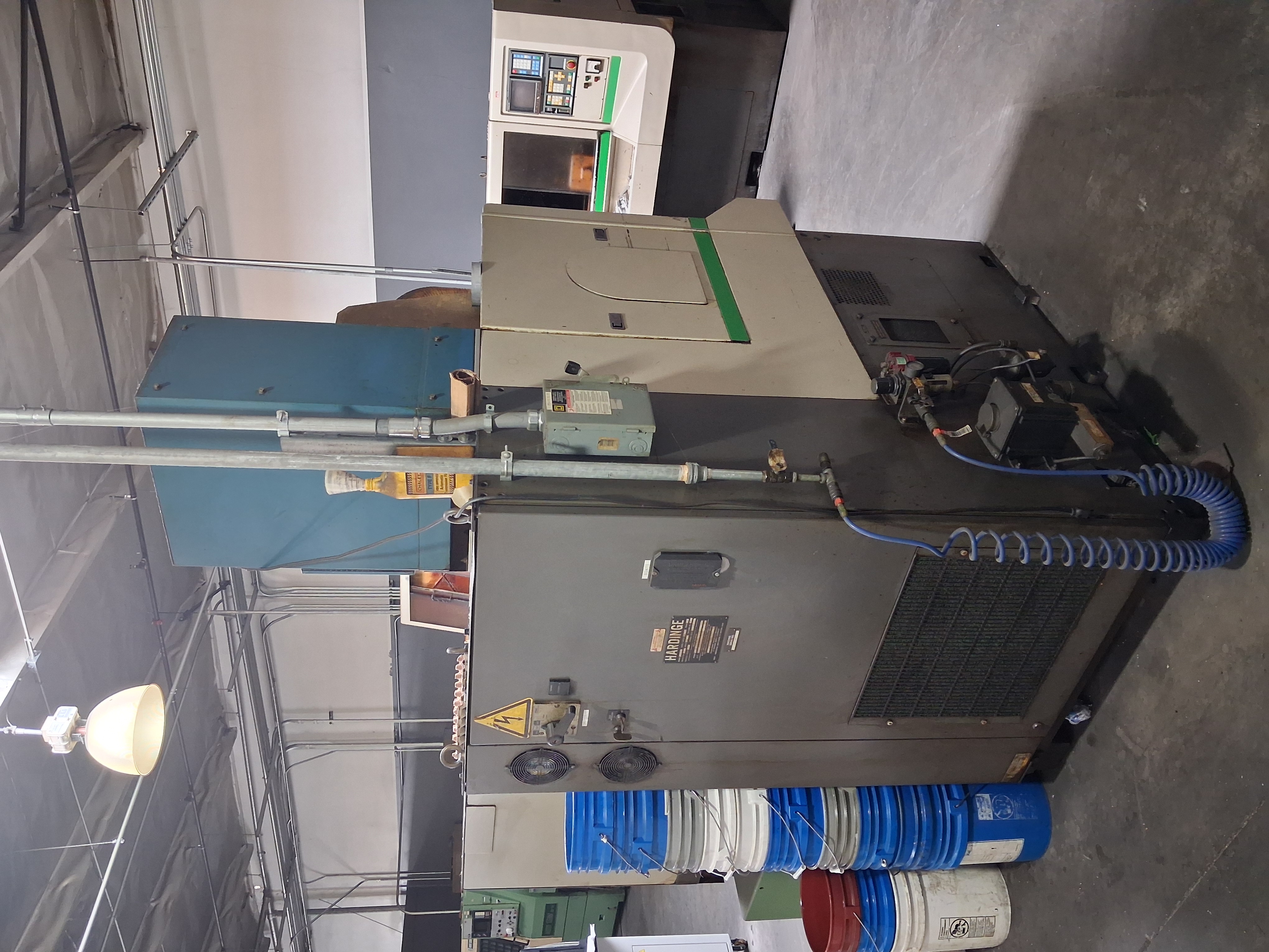 Hardinge #CHNC-I, CNC chucker lathe, Fanuc 0T-B Control, 5C collet spindle, 8-station turret, 5.5 KW spindle - Image 7