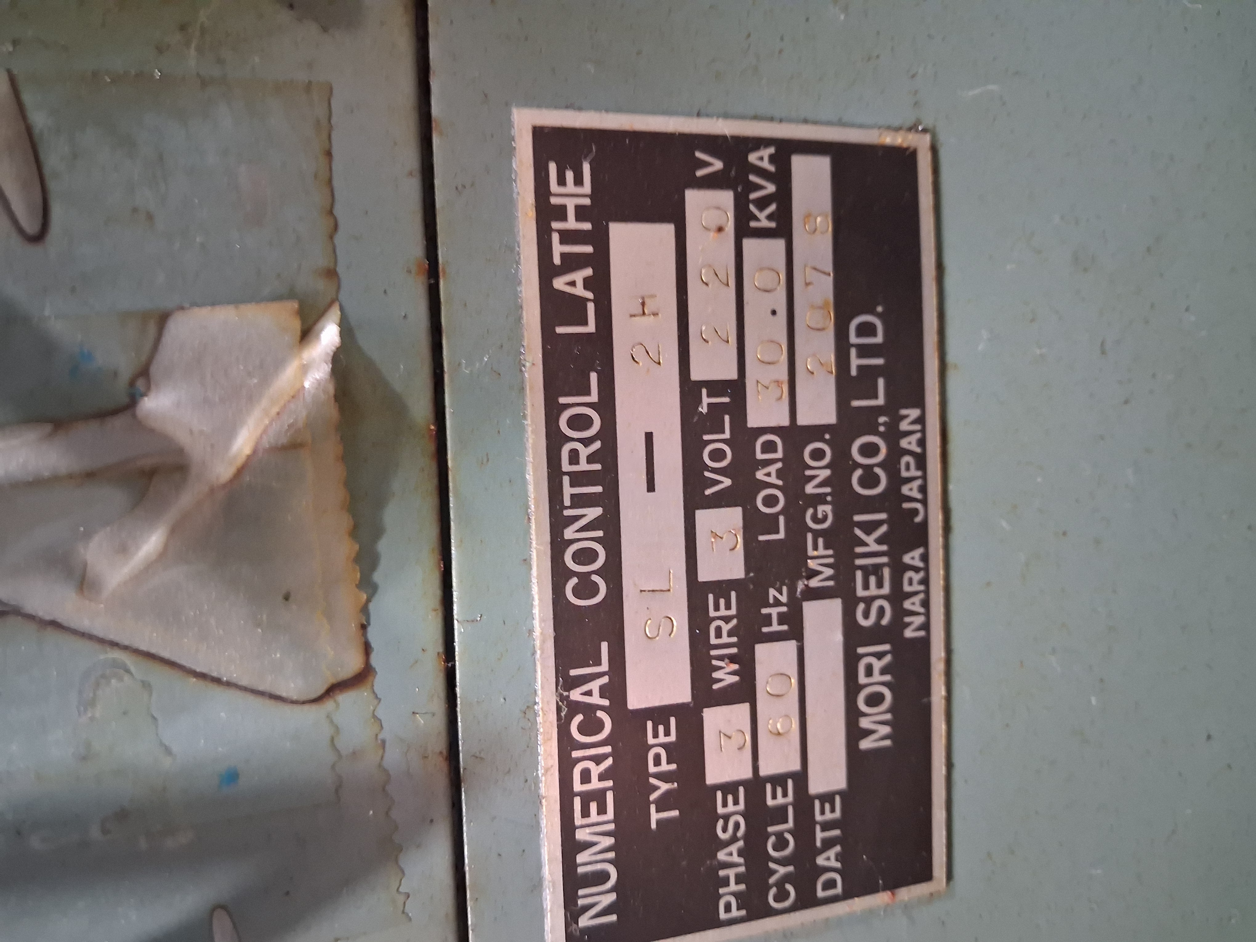 Mori Seiki #SL-2H, slant bed CNC turning center, Fanuc 10T Control, 12-station drum turret, hydraulic chuck - Image 8
