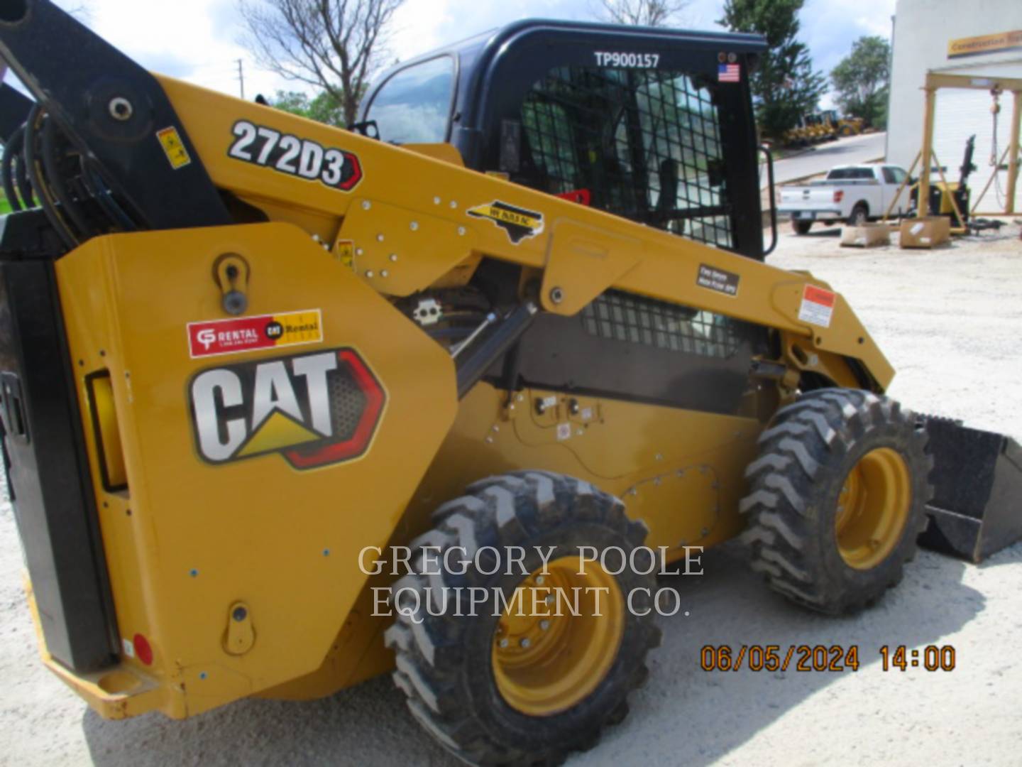 Cat 272D3, Skid Steer Loader, 2377 hours, S/N: TP900157, 2022 - Image 3