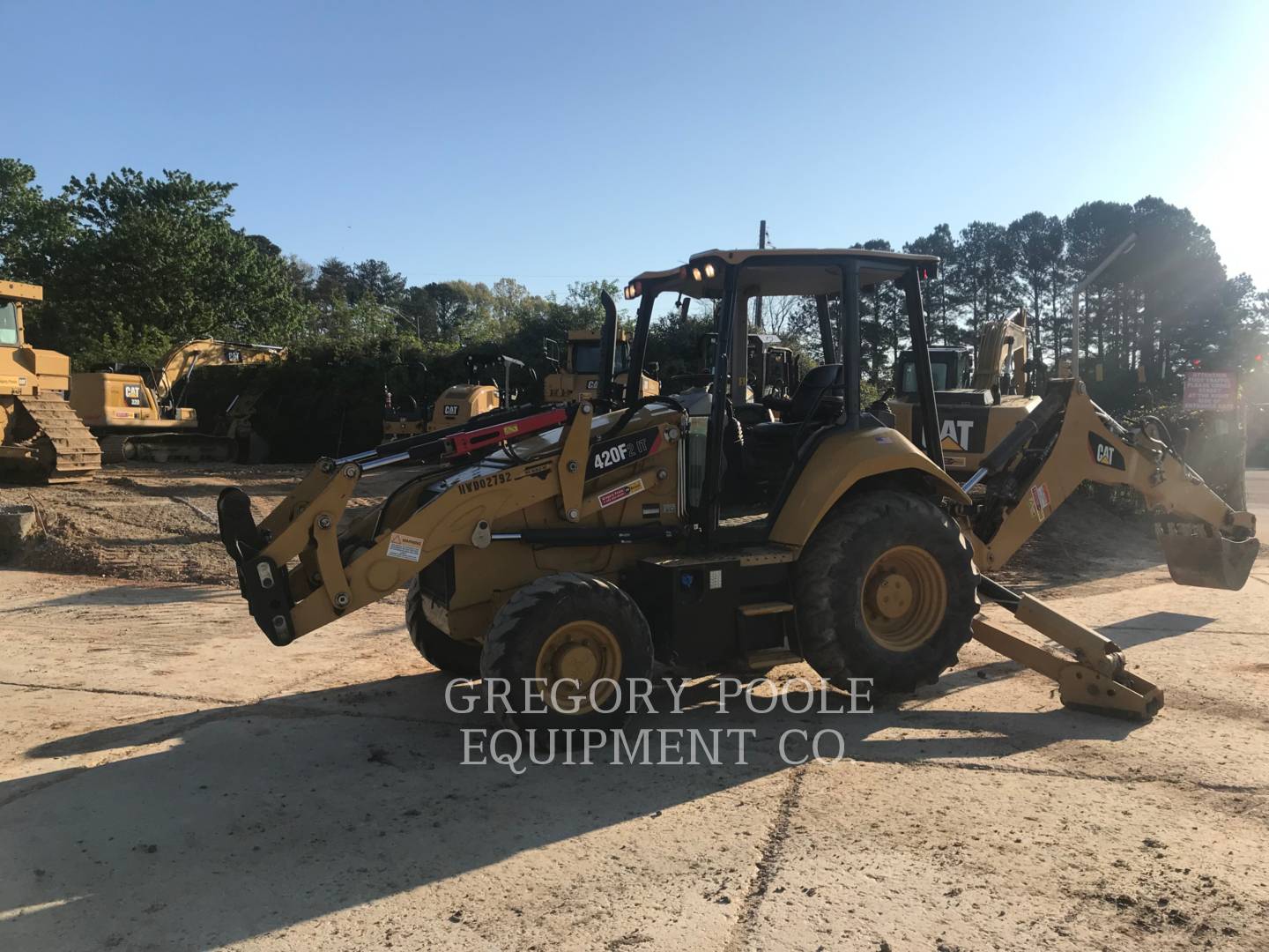Cat 420F2, Backhoe Loader, 3842 hours, S/N: HWD02792, 2018 - Image 2