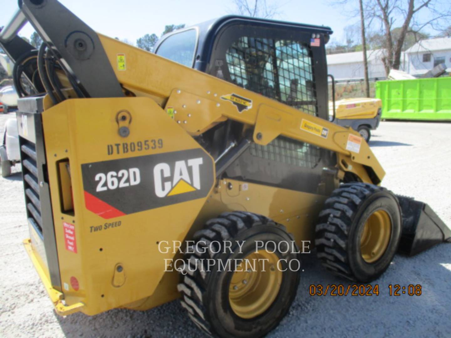 Cat 262D, Skid Steer Loader, 2333 hours, S/N: DTB09539, 2019 - Image 3