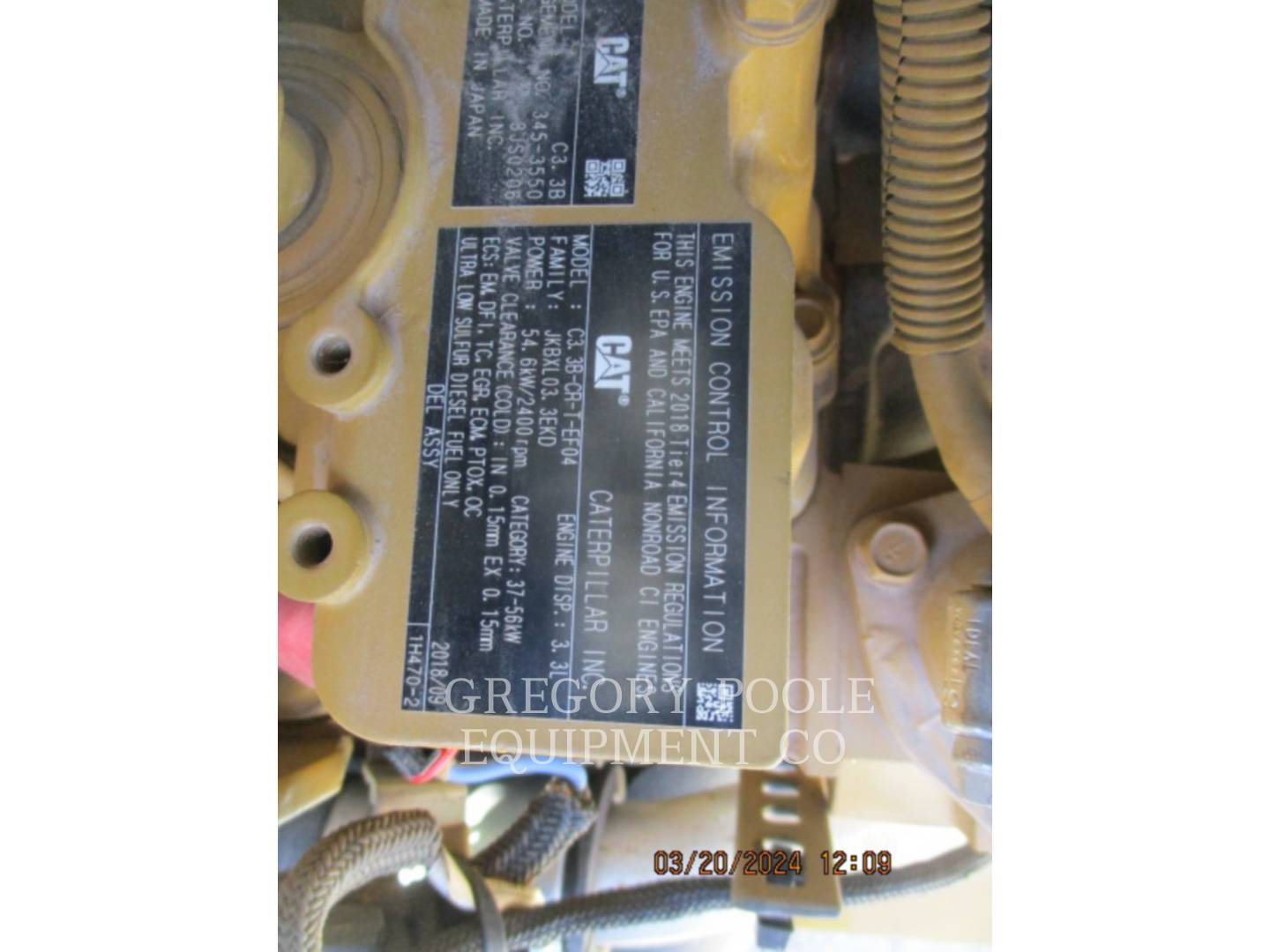 Cat 262D, Skid Steer Loader, 2333 hours, S/N: DTB09539, 2019 - Image 7