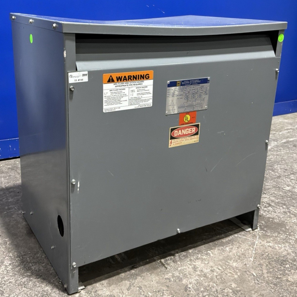 75 KVA 480 Primary, 208Y/120 Secondary, Square D #75T3H, Transformer, 3 Phase, 60 Hz - Image 6