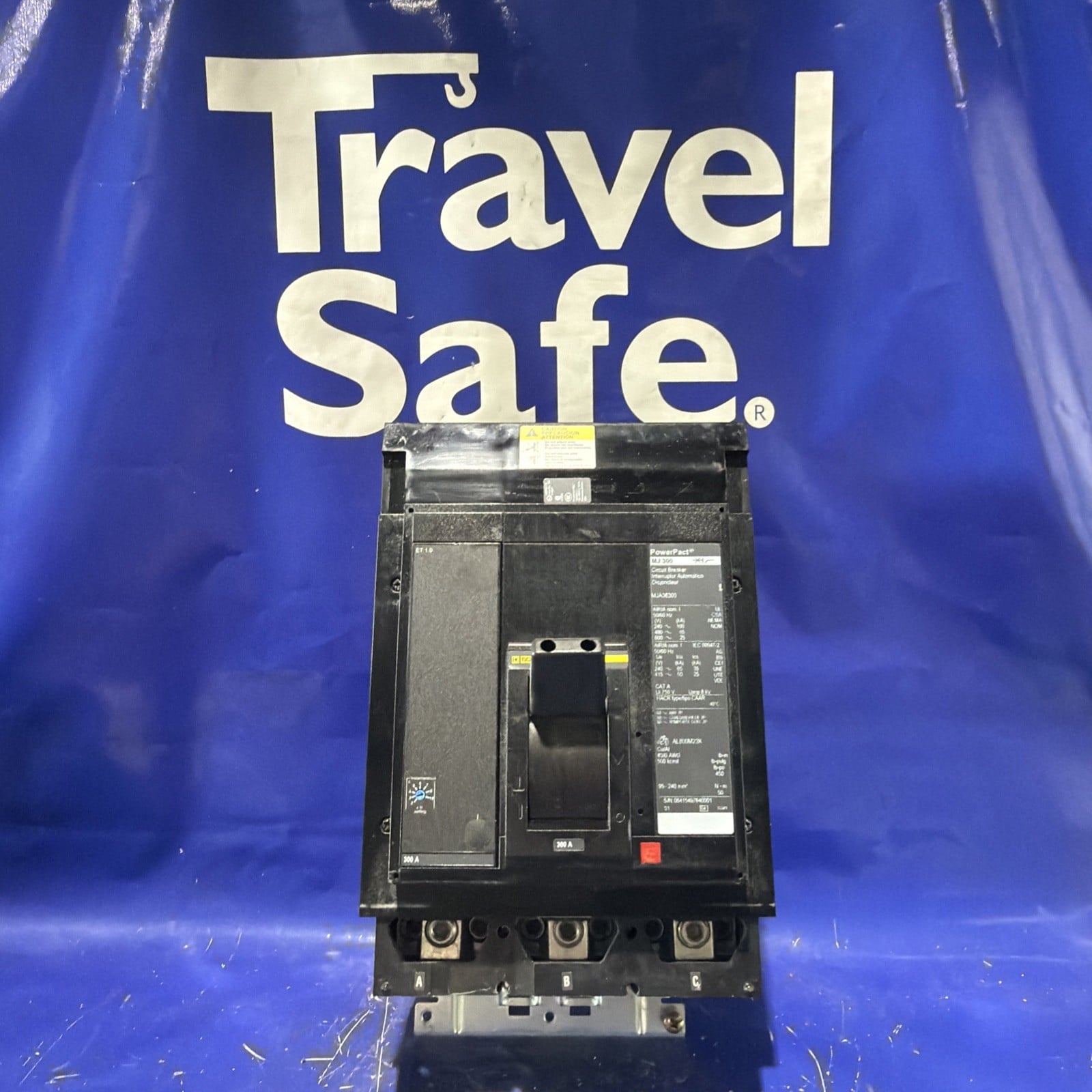 300 Amps, Square D #MJA36300, I-Line circuit breaker, 600 Volts, 3 Pole, 25 KA - Image 1
