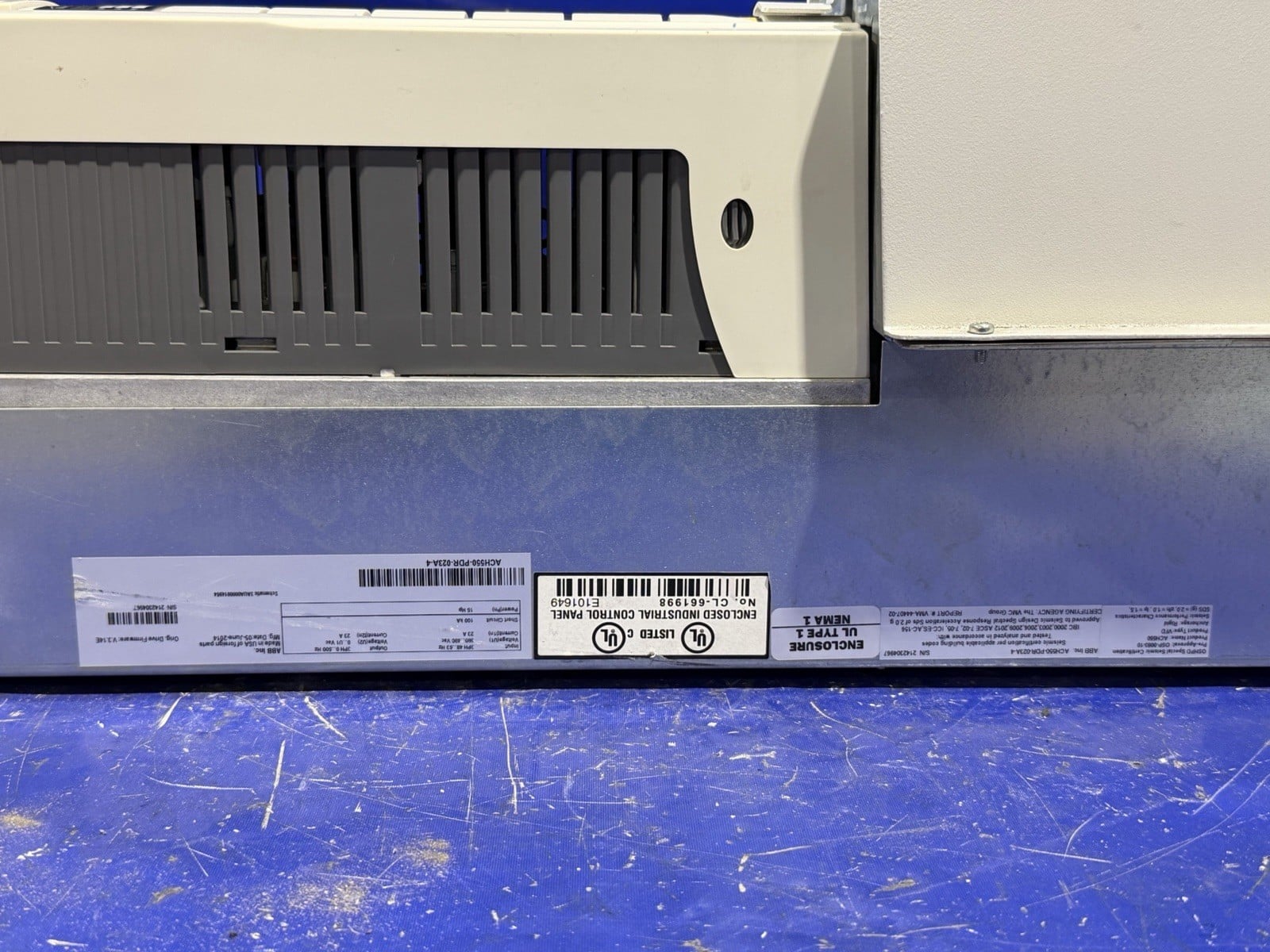 100 Amp, ABB #CL-6661998, enclosed industrial control panel, 480 Volts - Image 8