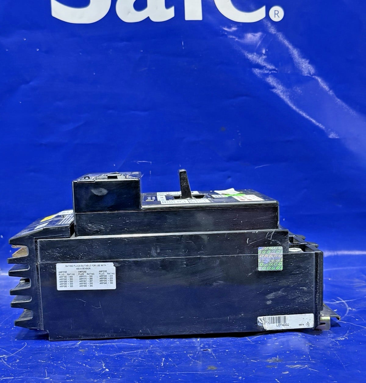 400 Amps, Square D #LE36400LI, I-Line circuit breaker, 600 Volts, 3 Pole, Micrologic trip, Series B (4 - Image 10