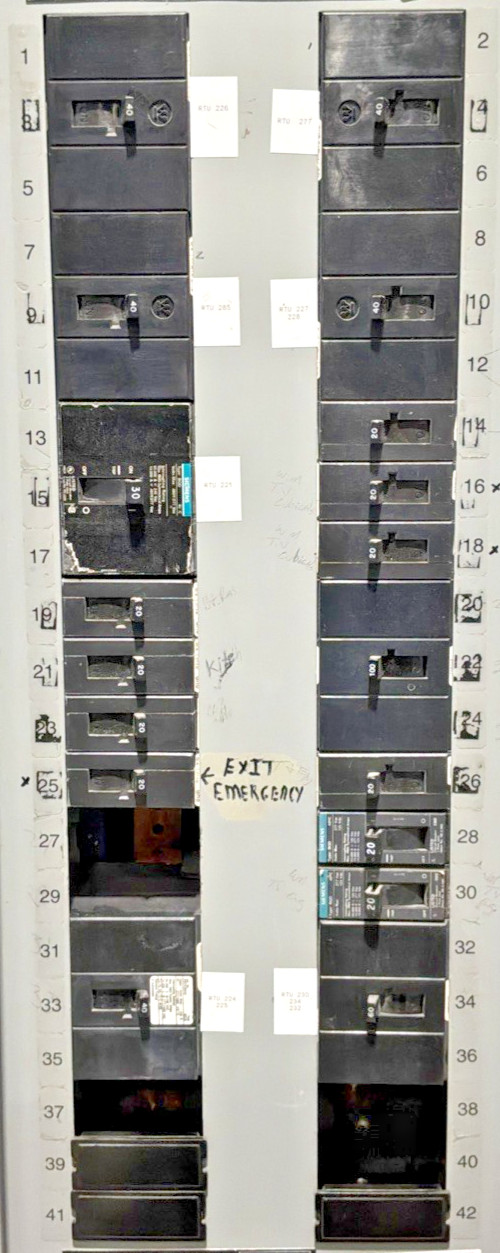 400 Amp. Westinghouse YS3069, Main Breaker Panelboard, 400 Amp main breaker, 480Y/277 Volts, 3 Phase, 4 Wire - Image 4