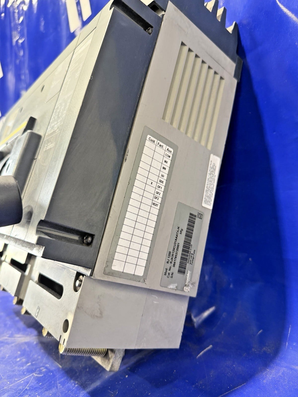1200 Amps, Square D #RJA36120CU31AA, I-Line circuit breaker, 600 Volts, 3 Pole, Micrologic 6.0 trip - Image 5
