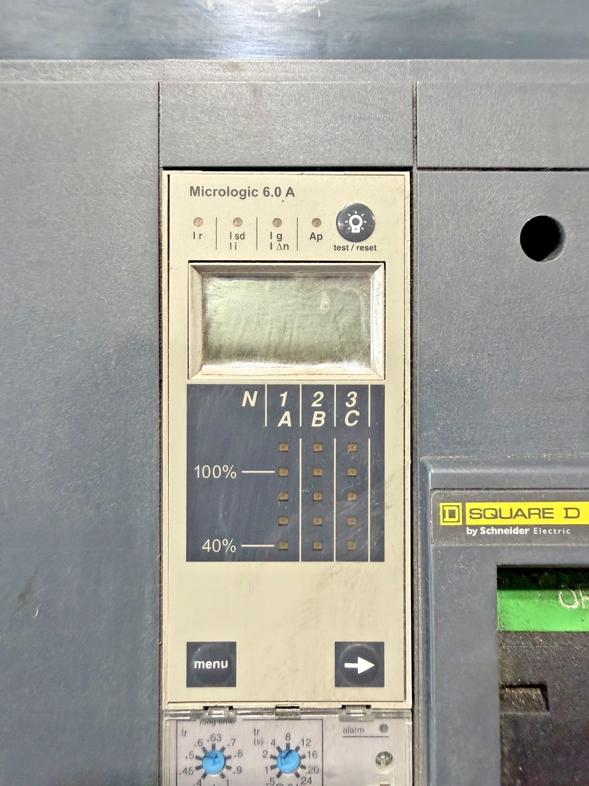 1200 Amps, Square D #RJA36120CU31AA, I-Line circuit breaker, 600 Volts, 3 Pole, Micrologic 6.0 trip - Image 6