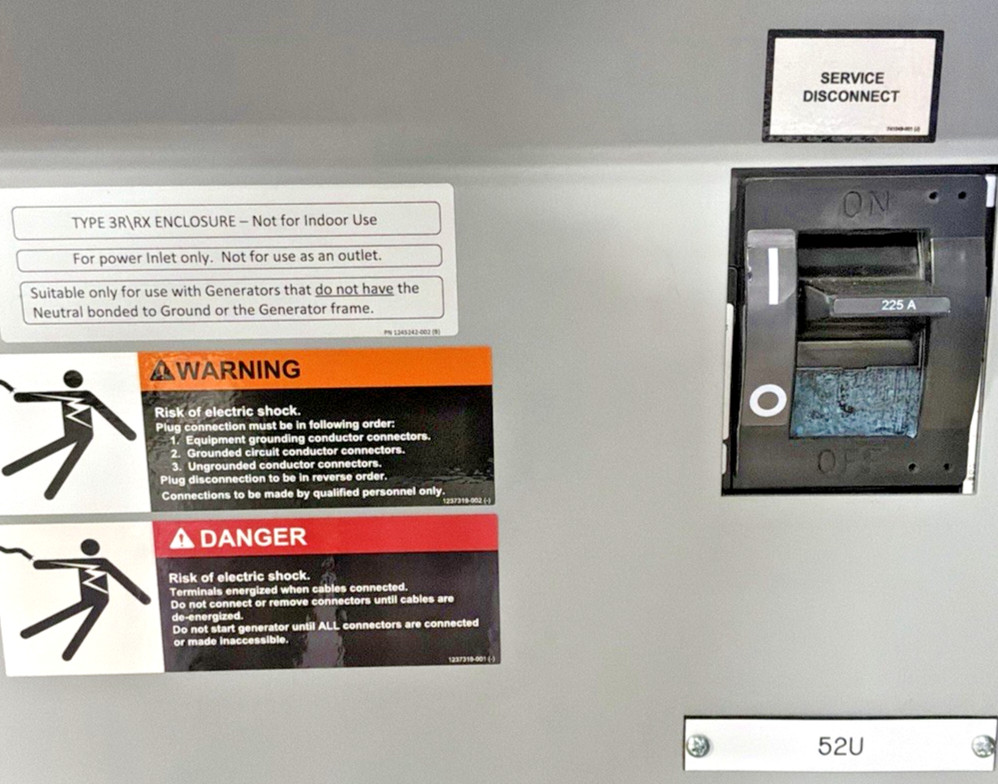 225 Amp. ASCO #J03M4QA30225N0XS, Manual Transfer Switch, 480 Volts, 3 Pole, 4 Wire, service entrance rated - Image 10