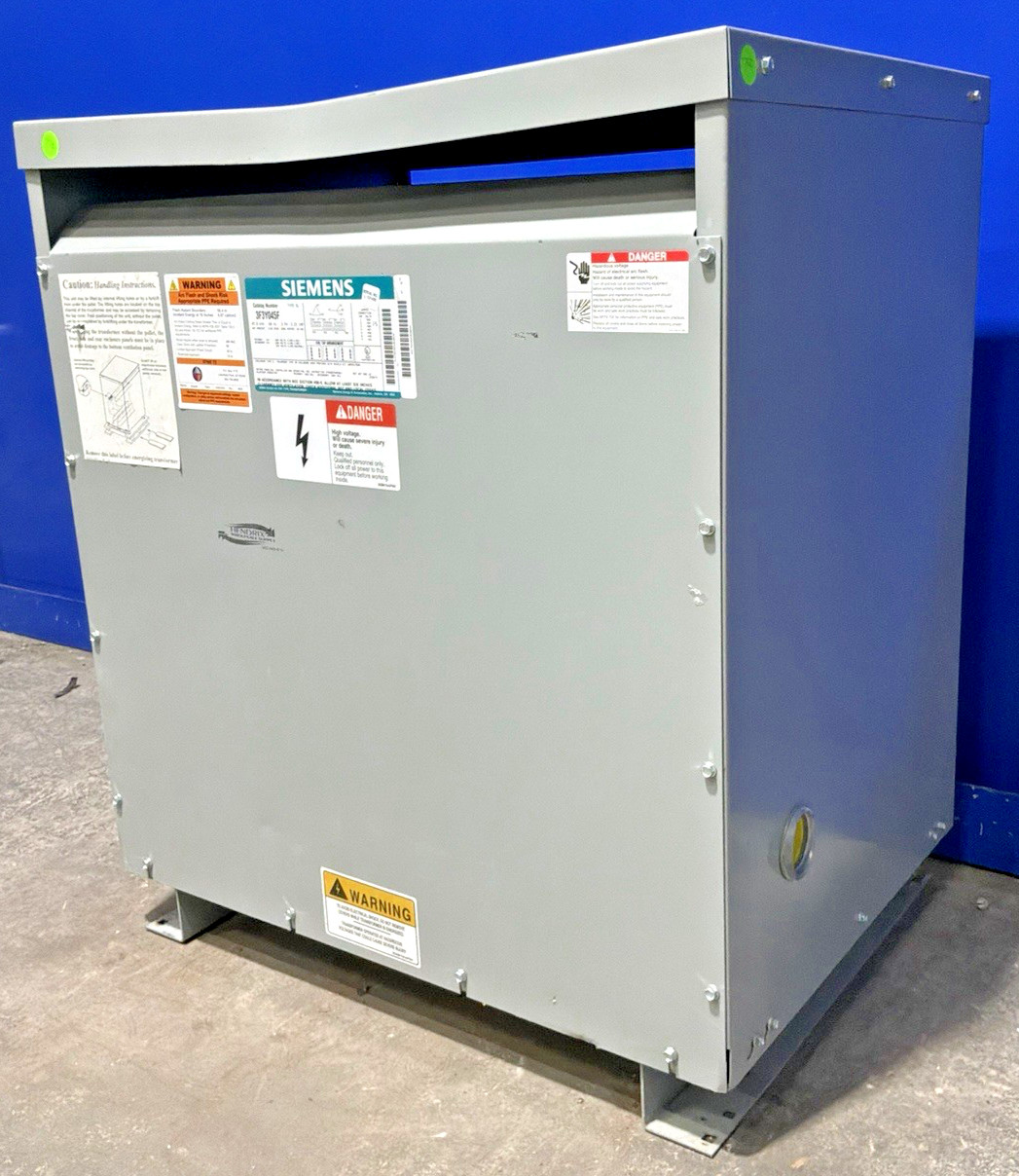 45 KVA 480 Primary, 208Y/120 Secondary, Siemens #3F3Y045F, Transformer, 3 Phase, 60 Hz, NEMA 2 - Image 9