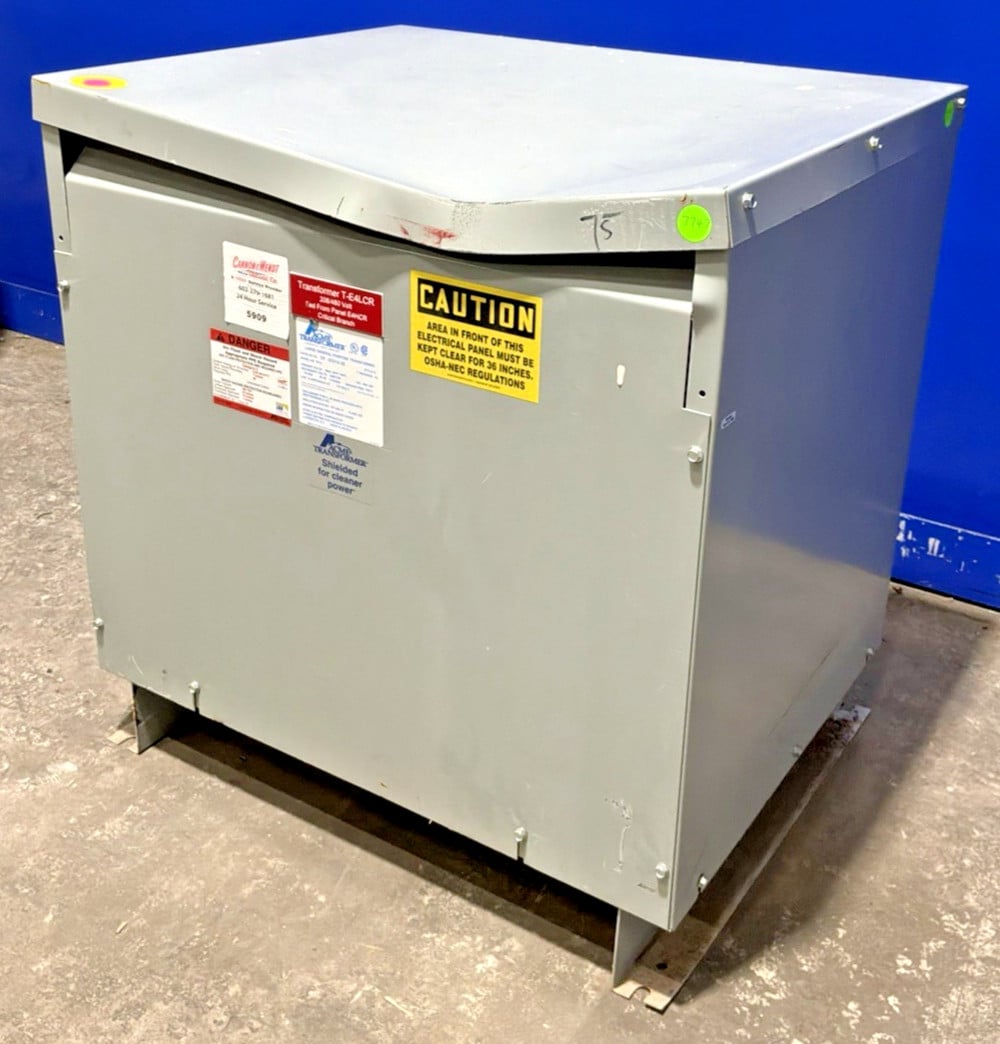 75 KVA 480 Primary, 208Y/120 Secondary, Acme #TP-53314-3S, Transformer, 3 Phase, 60 Hz, NEMA 2 (2 available) - Image 5