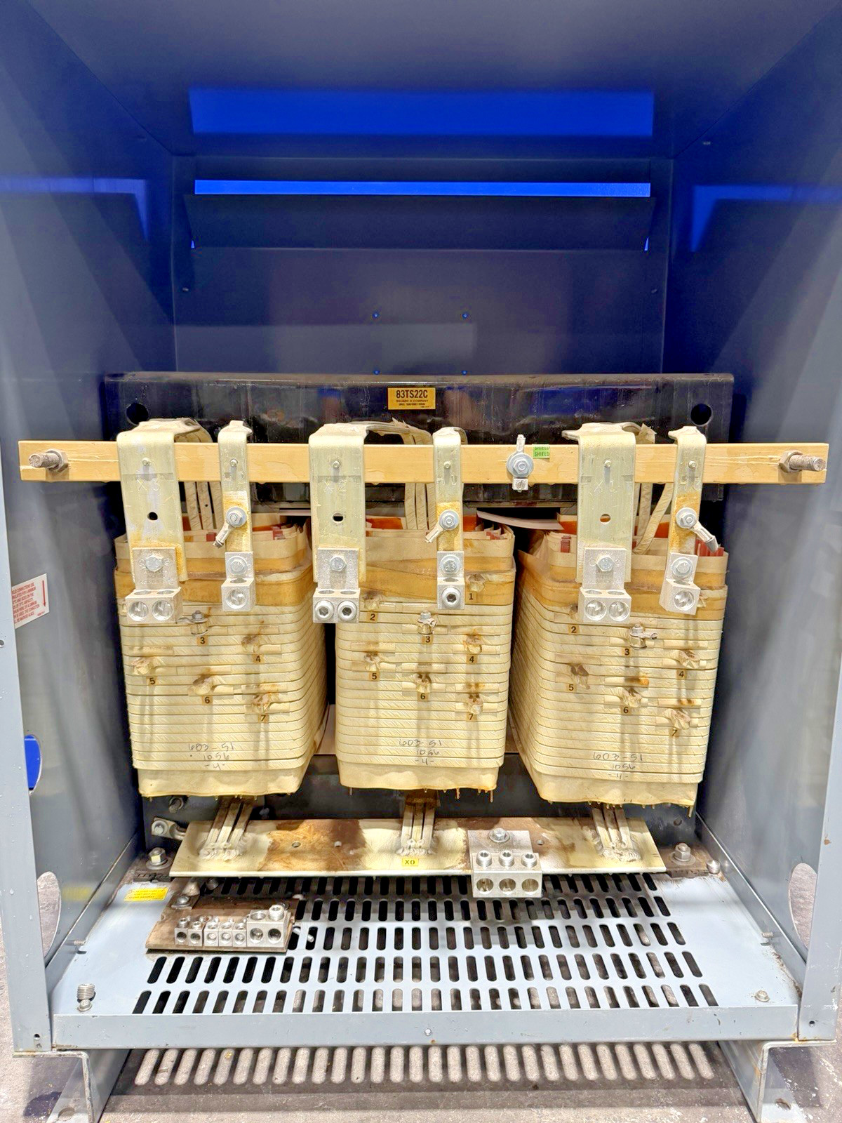 112.5 KVA 480 Primary, 208Y/120 Secondary, Square D #34749-172220298, Transformer, 60 Hz - Image 3