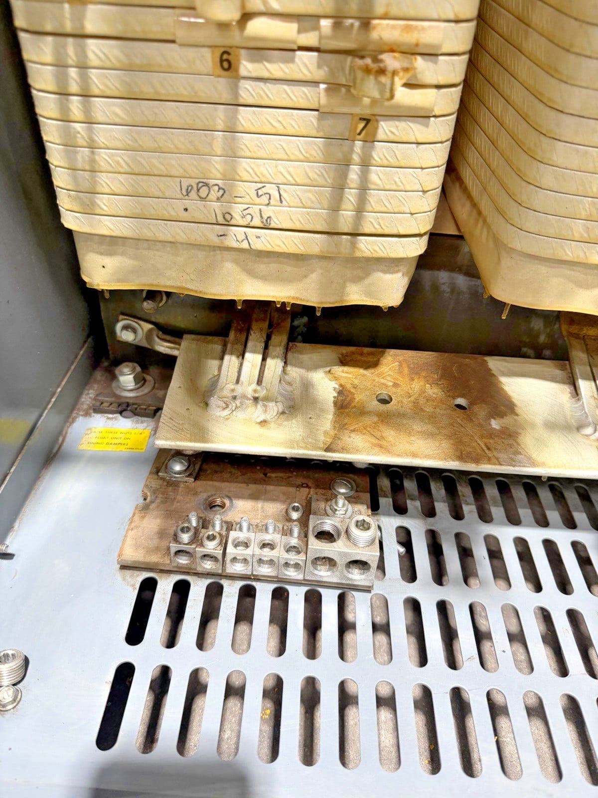 112.5 KVA 480 Primary, 208Y/120 Secondary, Square D #34749-172220298, Transformer, 60 Hz - Image 5