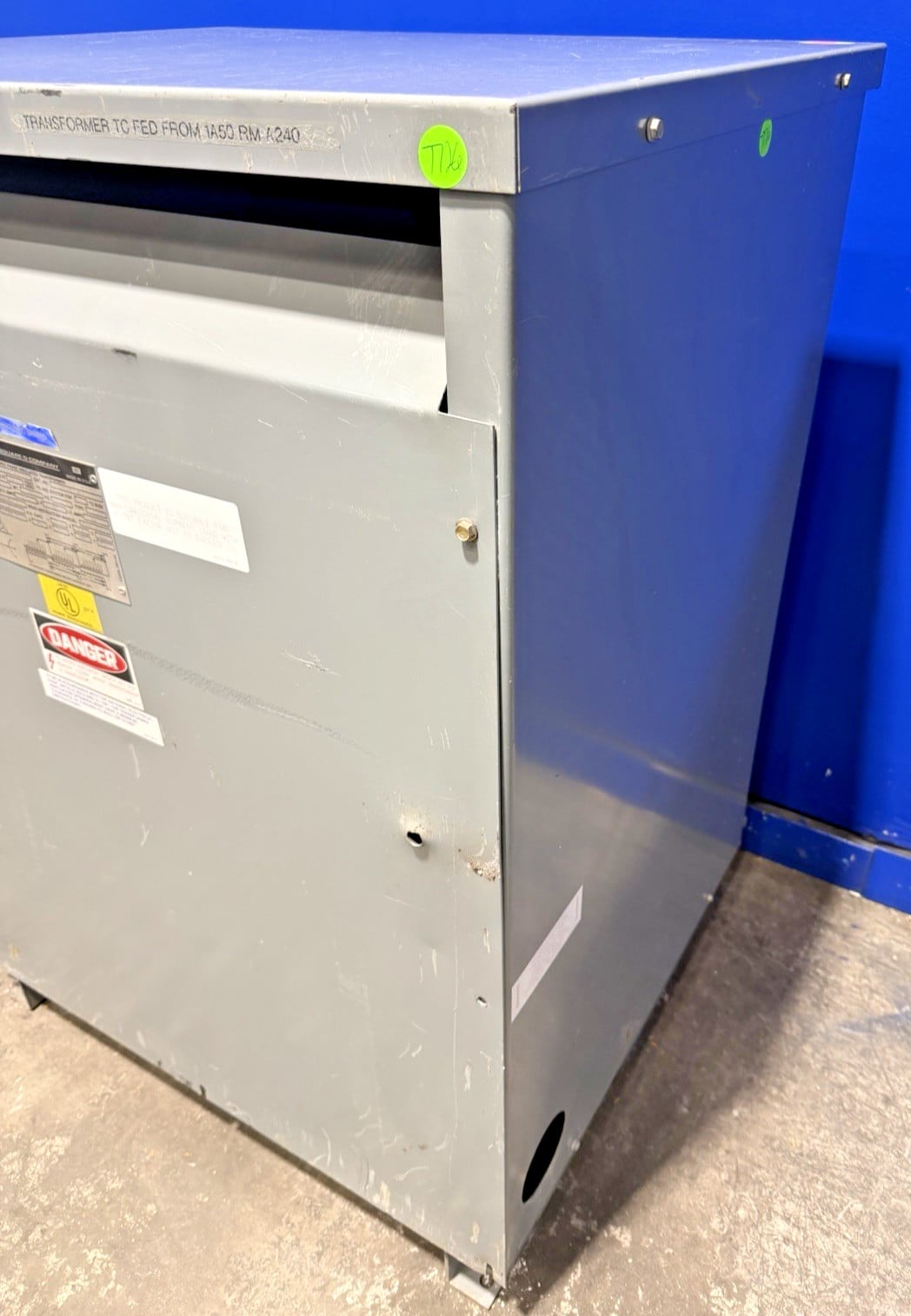 112.5 KVA 480 Primary, 208Y/120 Secondary, Square D #34749-172220298, Transformer, 60 Hz - Image 9