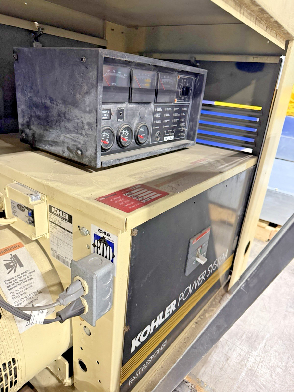 40 KW Kohler #CSG64916005F, power system generator, 480 Volts, 3 Phase - Image 8