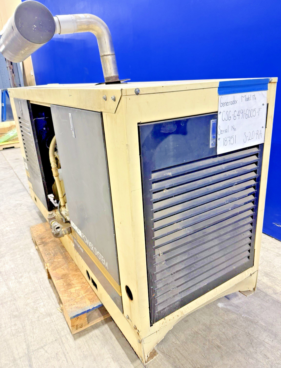 40 KW Kohler #CSG64916005F, power system generator, 480 Volts, 3 Phase - Image 9