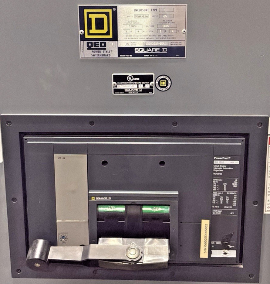 1200 Amps, Square D 18109624-154, Switchboard, 208Y/120 Volts, 3 Phase, 4 Wire, lineup - Image 4
