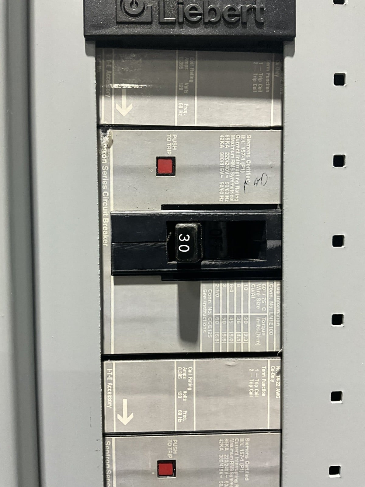 400 Amp. Siemens SEE42ML400ATS, MLO Panelboard, 240 Volts, 3 Phase, 4 Wire - Image 6