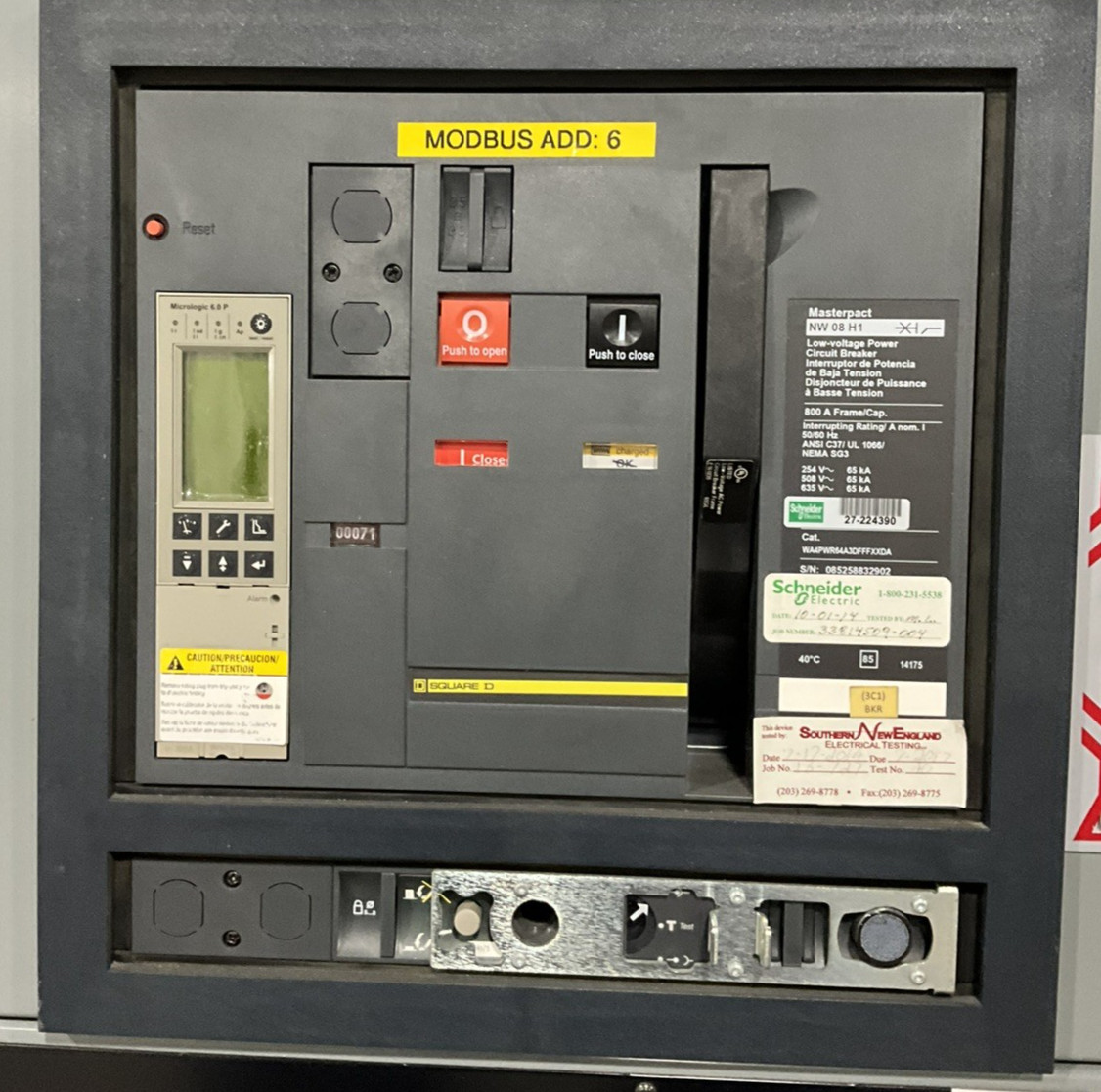 2000 Amps, Square D, Power-Zone Switchgear, 10 Section, 480 Volts, 3 Phase, 4 Wire - Image 10