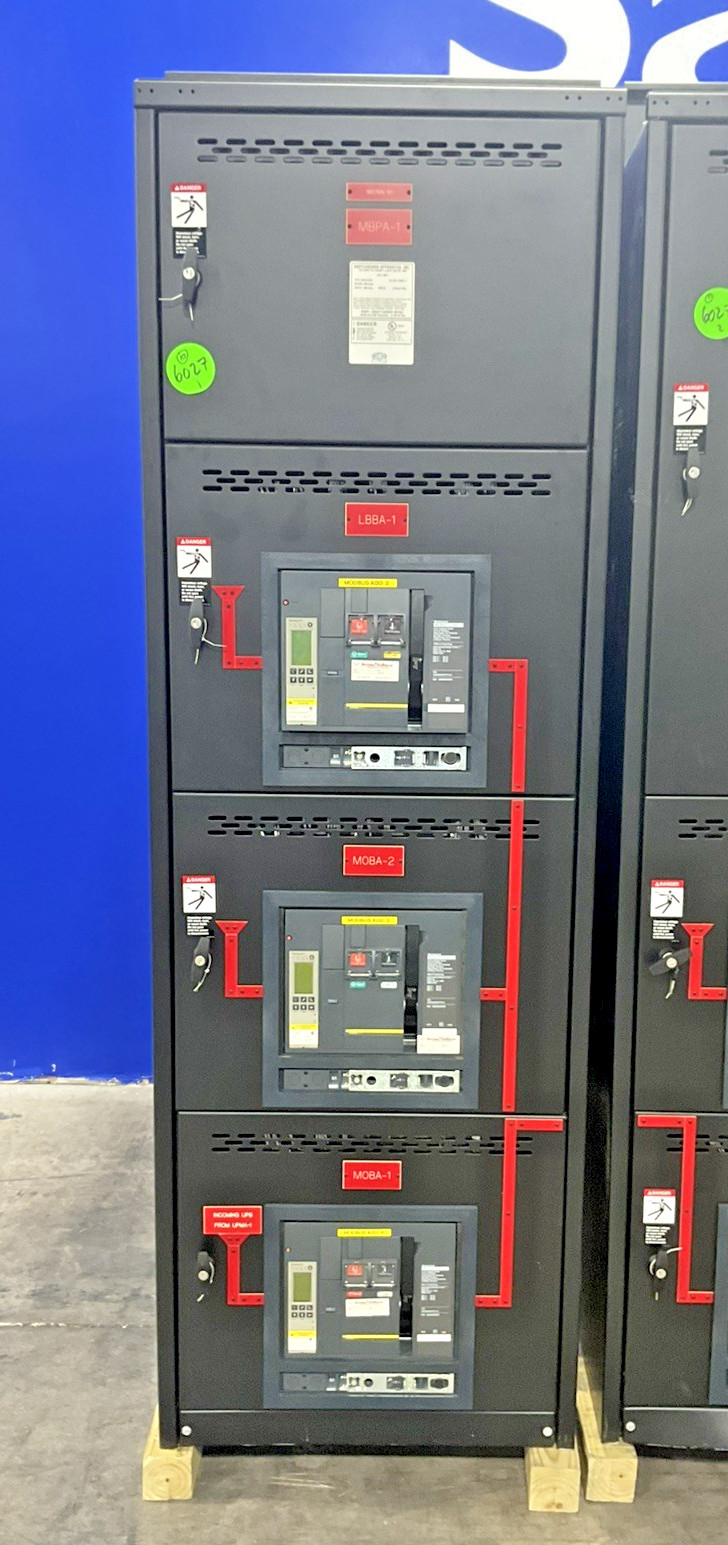 1600 Amps, Square D, Switchgear, 4 Section, 480 Volts, 3 Phase, 3 Wire - Image 4