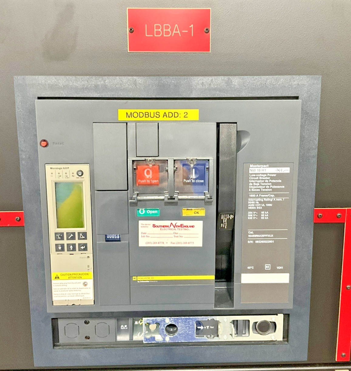 1600 Amps, Square D, Switchgear, 4 Section, 480 Volts, 3 Phase, 3 Wire - Image 8