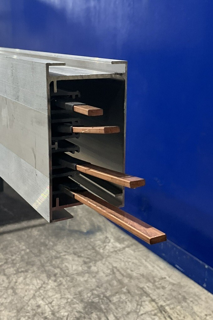 100 Amps, Starline #B100A-4PG-16, Track Busway, 600 Volts, 16' length - Image 4