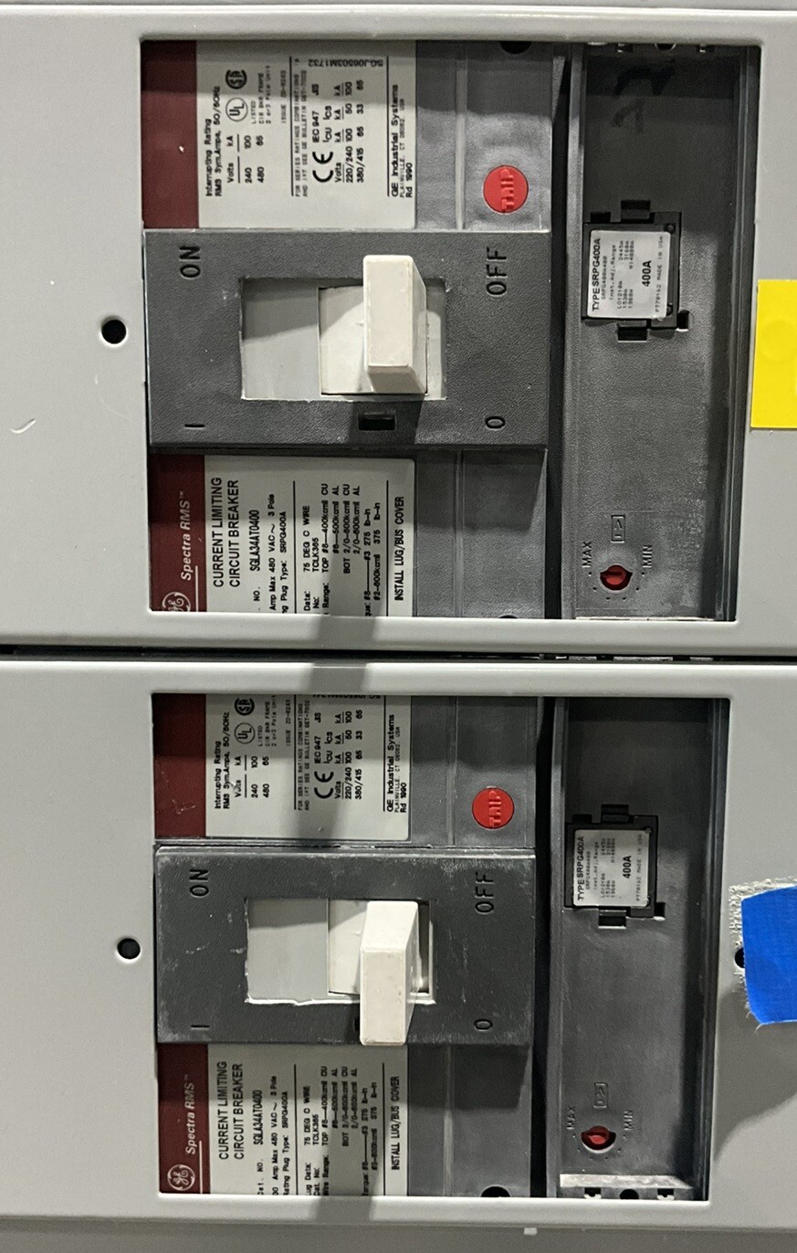 800 Amp. General Electric 35599026, Spectra Panelboard, 480 Volts, 3 Phase, 3 Wire - Image 5
