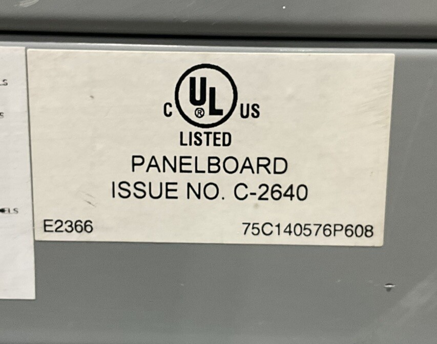 800 Amp. General Electric 35599026, Spectra Panelboard, 480 Volts, 3 Phase, 3 Wire - Image 6