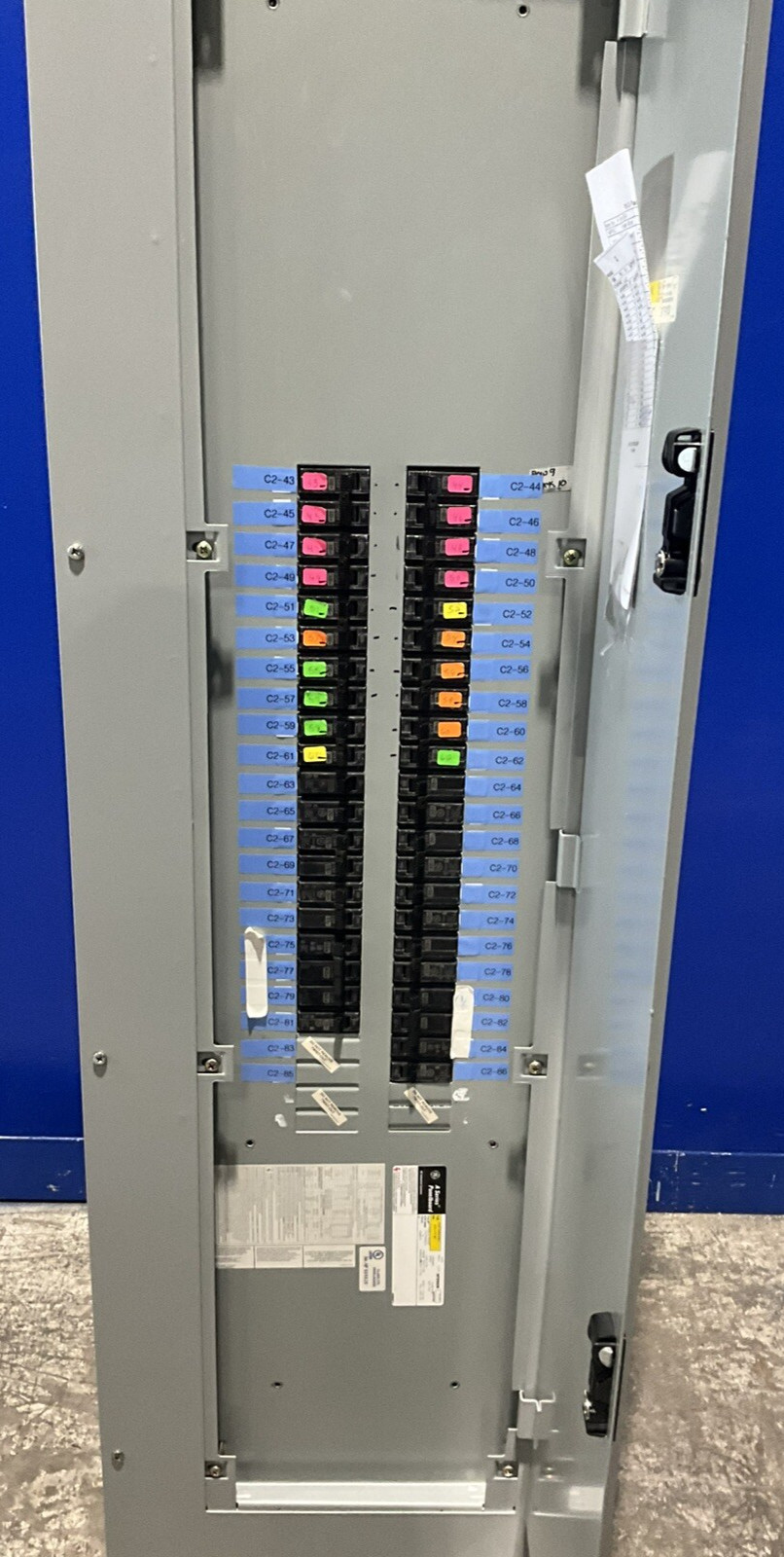400 Amp. General Electric AQF3484MBX, MLO Panelboard, 120/208 Volts, 3 Phase, 4 Wire (3 available) - Image 5