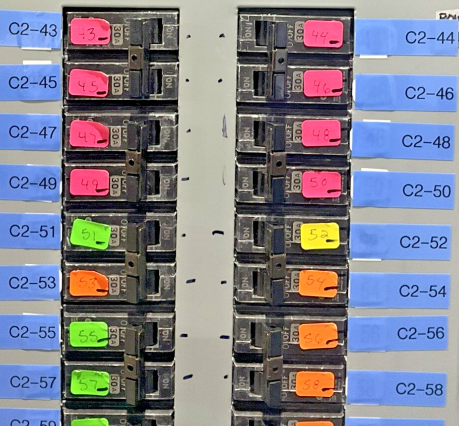 400 Amp. General Electric AQF3484MBX, MLO Panelboard, 120/208 Volts, 3 Phase, 4 Wire (3 available) - Image 7
