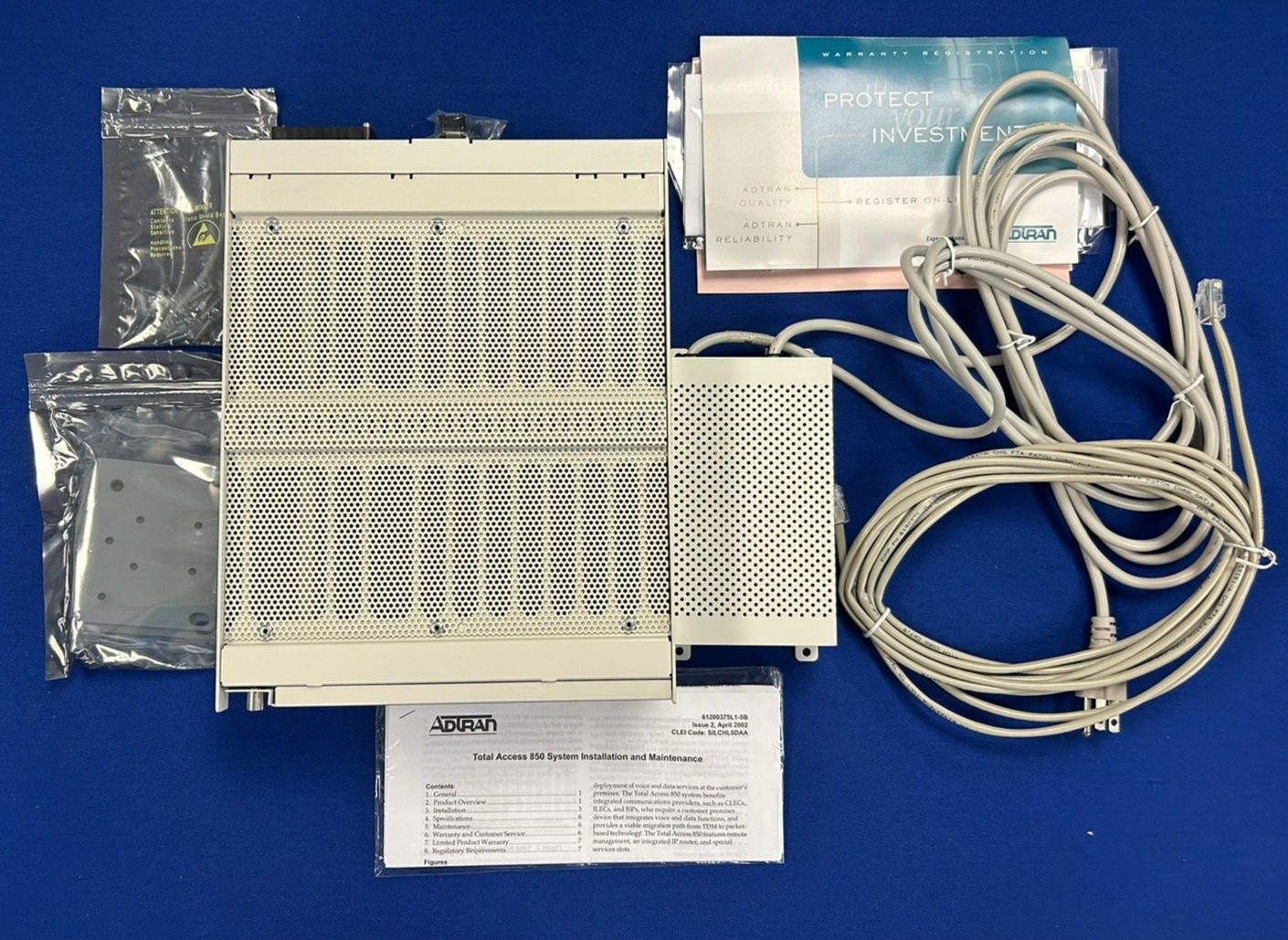 ADTRAN #4203376L1, Total Access 850 remote access server, RCU and PSU bundle, new - Image 3