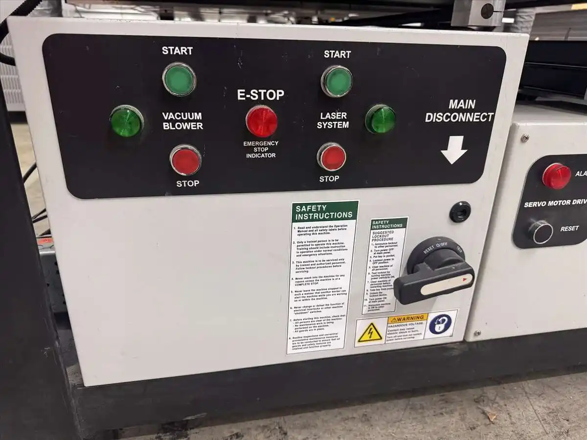 Kern #KER52100-J5 HSE, 400 watt CNC Co2 laser system, 50" x 98" bed, Polyscience DuraChill DCA303D6 chiller - Image 4