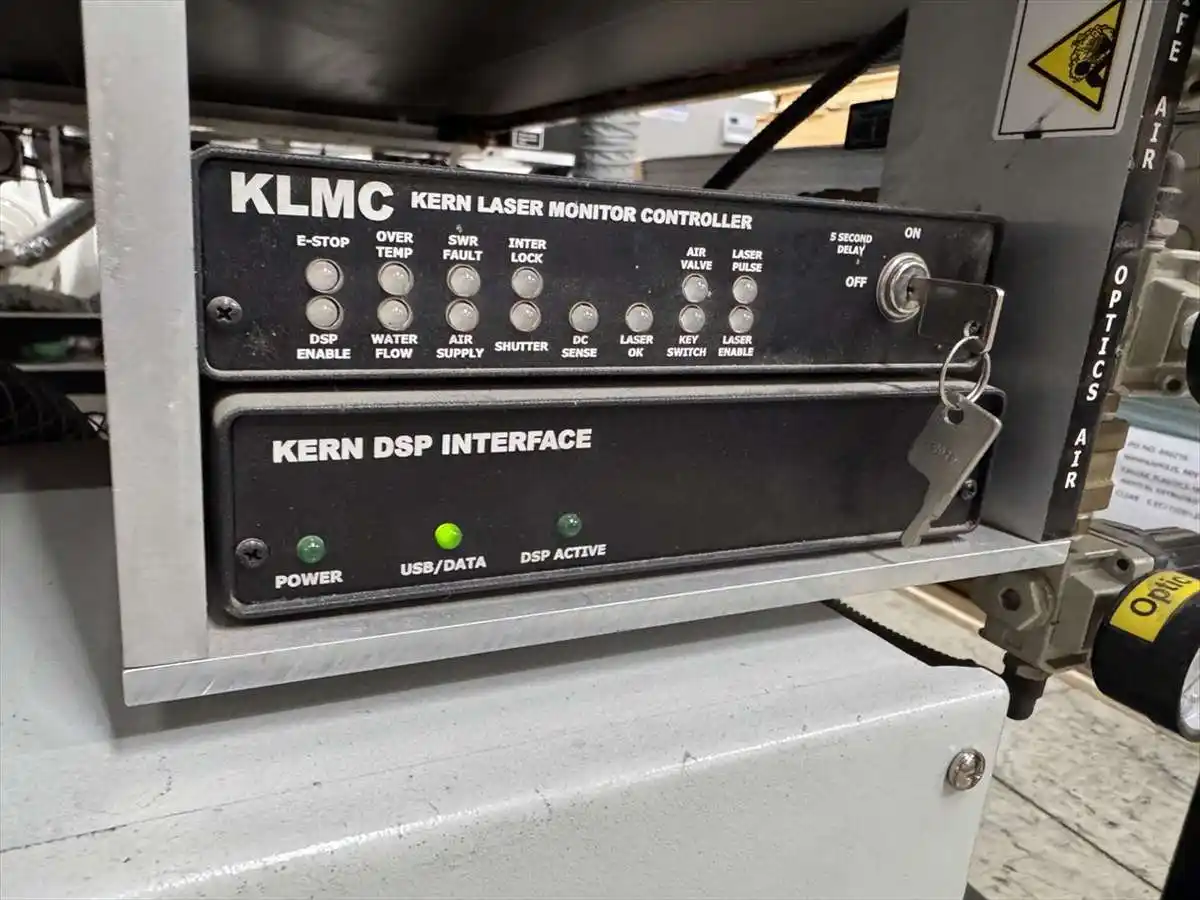 Kern #KER52100-J5 HSE, 400 watt CNC Co2 laser system, 50" x 98" bed, Polyscience DuraChill DCA303D6 chiller - Image 6