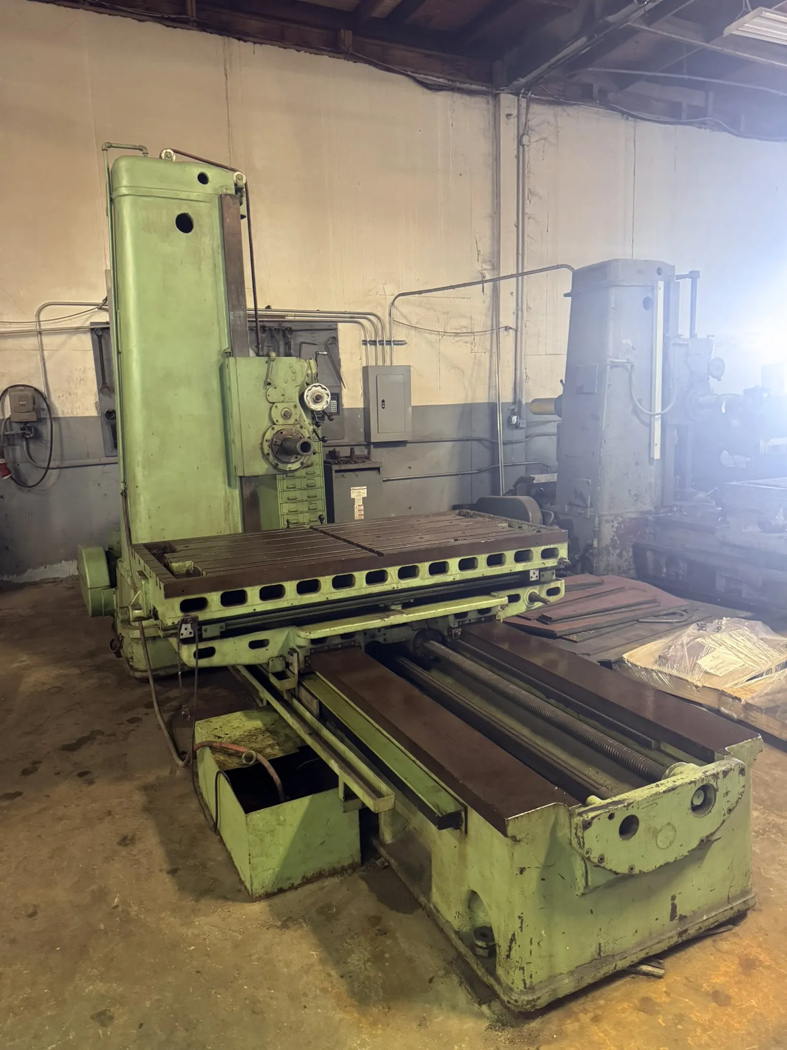 3" Giddings & Lewis #M-1333-9-168II, table type horizontal boring mill, 74" x36" tbl., 60" X, 48" Y, 48" Z - Image 4