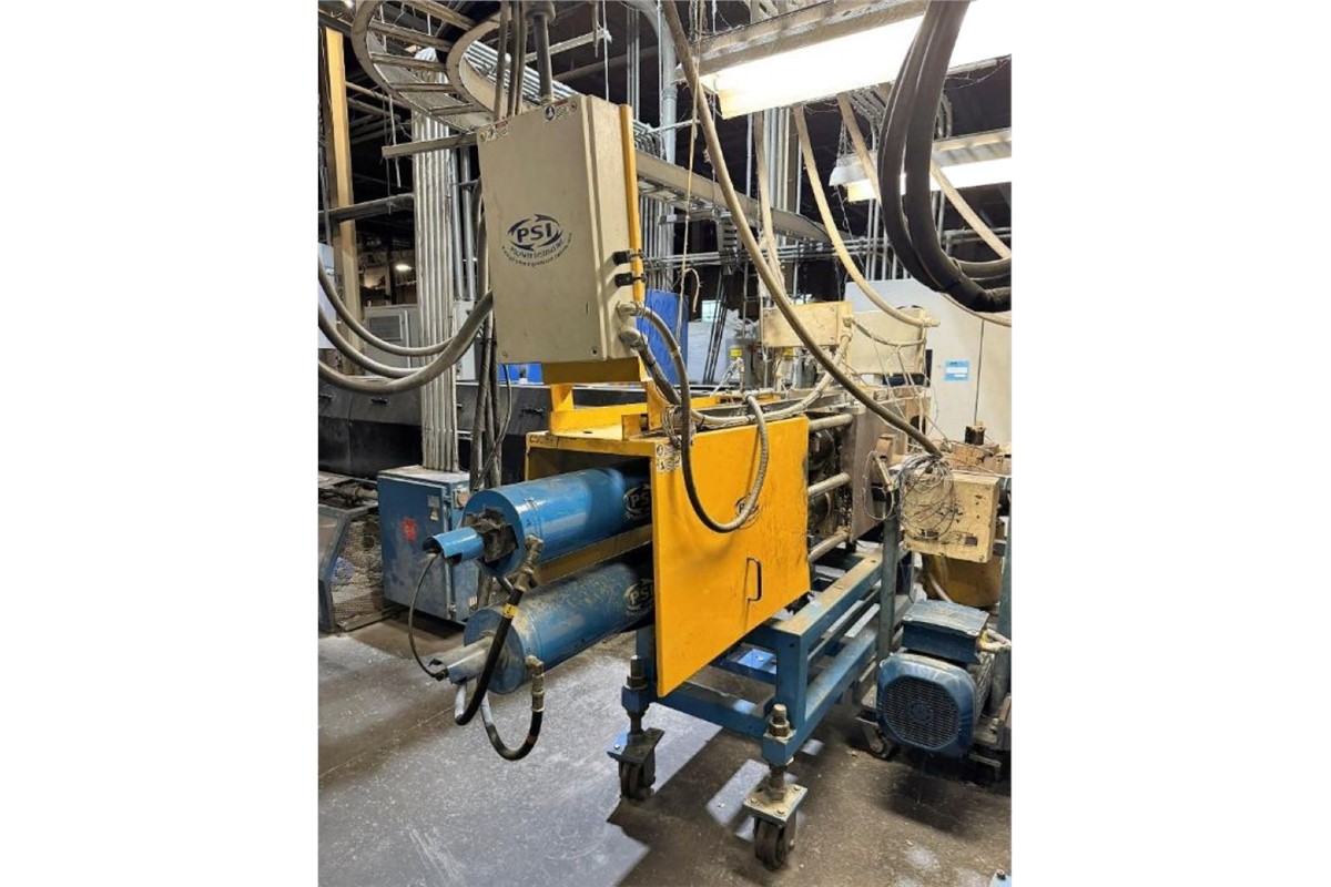 6" Davis Standard #60T, underwater pelletizing line, 32:1 L/D, water cooled barrel, 500 HP AC, PSI gear pump - Image 4