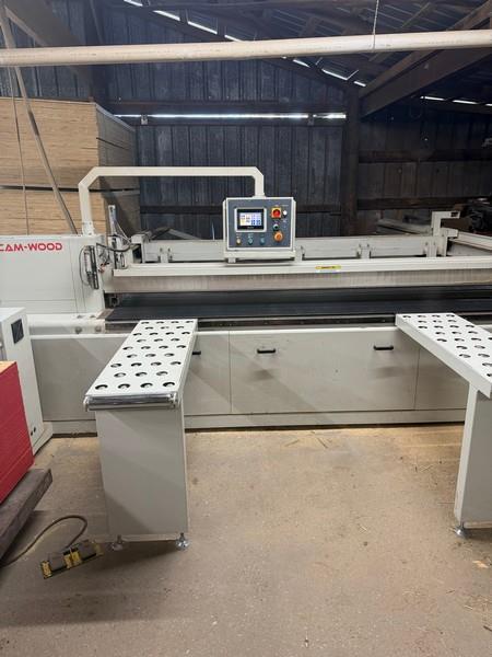 Cam-Wood #TX-P10AATX, front load automatic panel saw, 128" rip capacity, 4" depth of cut, 15 HP, 13.9" blade - Image 2