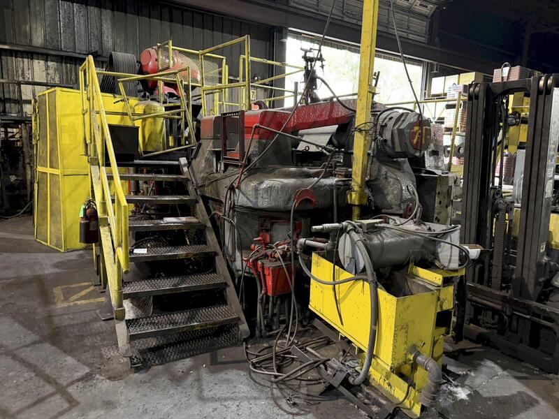 Ajax #7, Upsetter, 2100 ton, 995 ton die closing, 20" stroke, 25 SPM, 9-1/2" die opening, 13" gather, 5-1/2" - Image 2