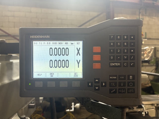 First #LC-185VSX-B, Vertical Milling Machine, 35" X, 16.75" Y, 15.3" knee, 10" x 50" table, 5 HP, Heidenhain - Image 8