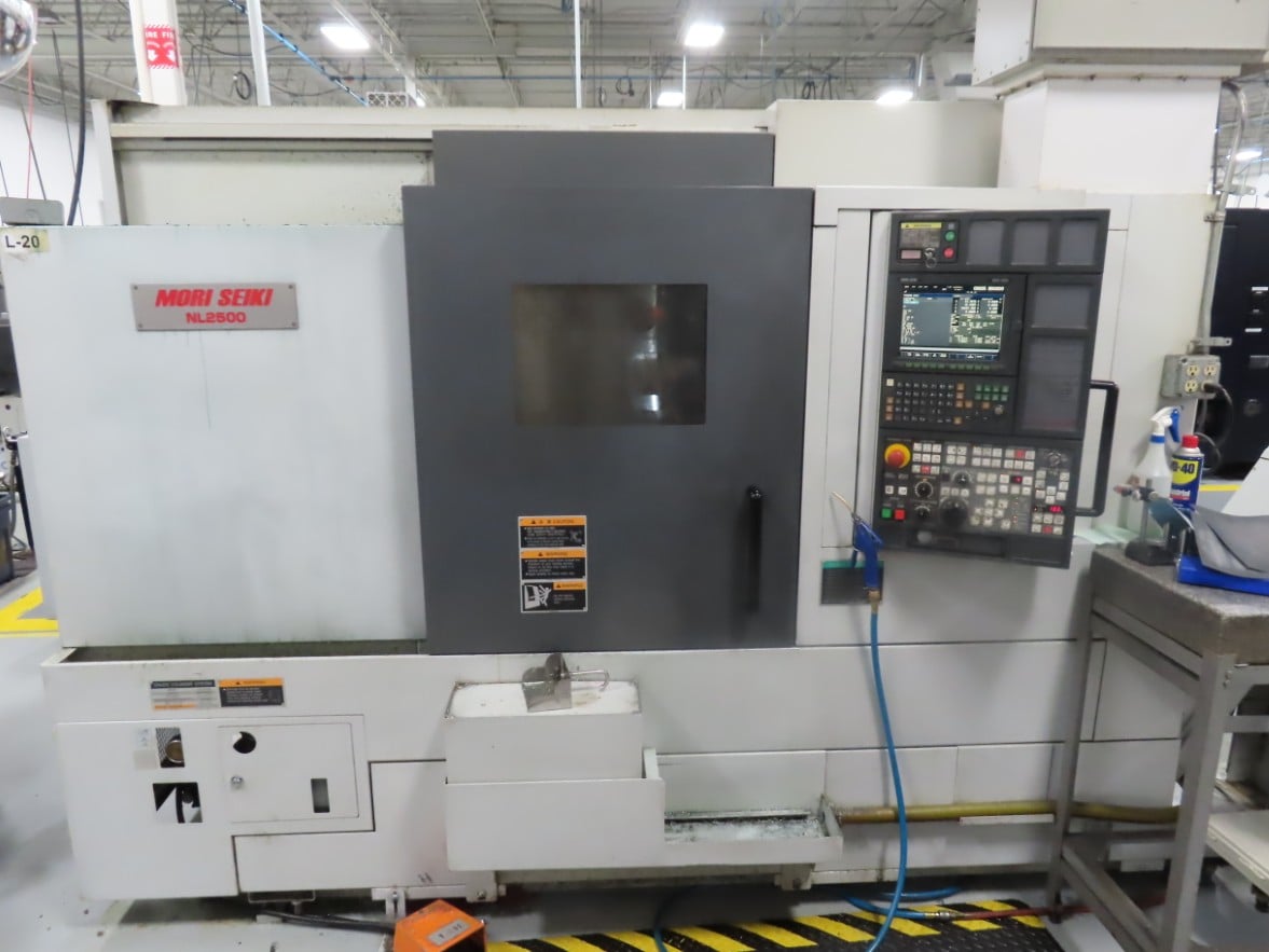 Mori Seiki #NL2500MC/700, CNC Turning Center, 14" max turning diameter, 3.1" bar, 10" chuck, 12 tool, live - Image 3