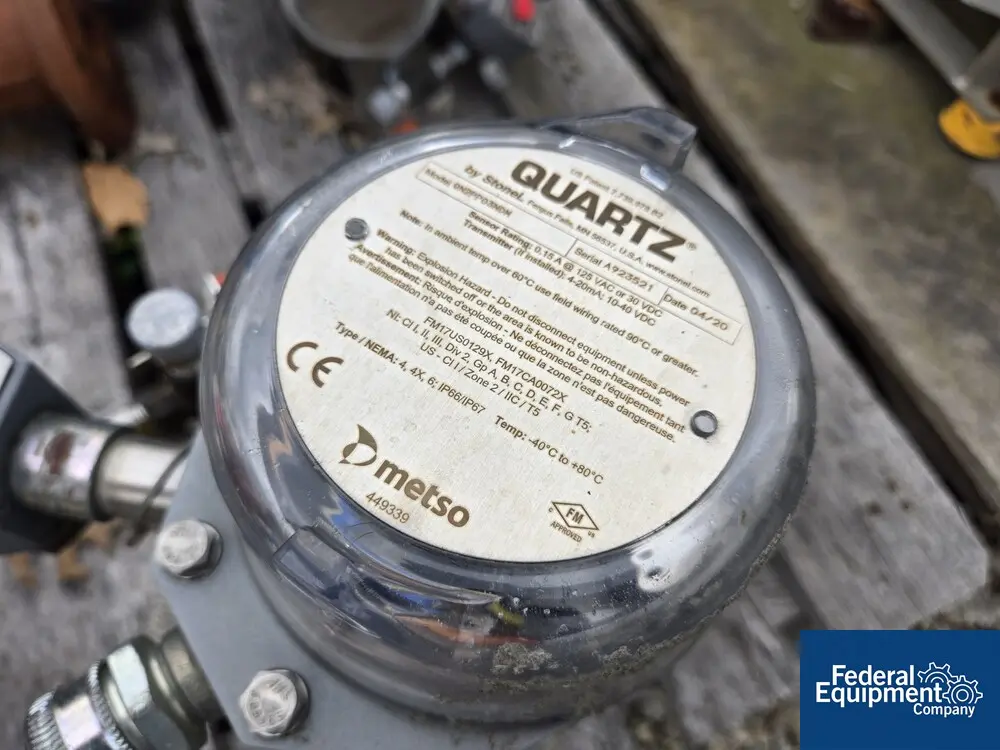 Pneumatic Valve, carbon steel housing, w/ remote control module, Metso Quartz switch box - Image 3