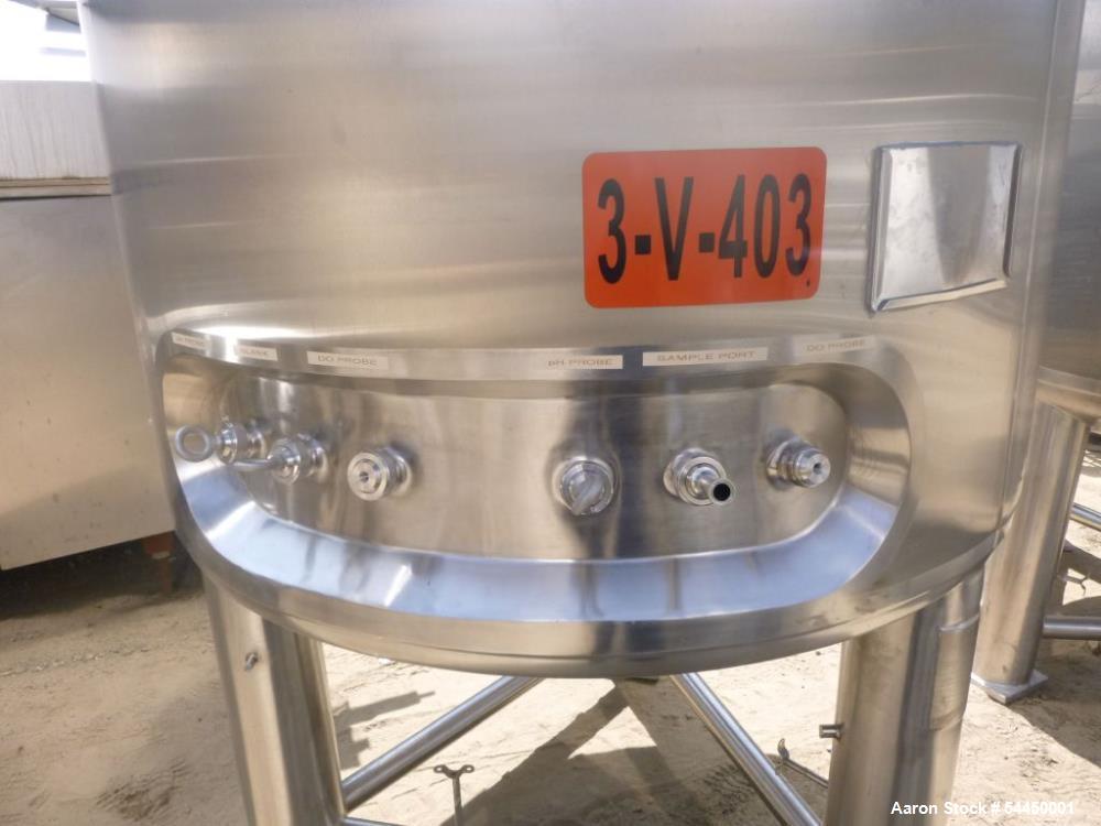 660 gallon Precision Stainless, Reactor, 316L Stainless Steel, 2,500 liter, 48" diameter x 6' 7" H, 50 psi/FV - Image 4