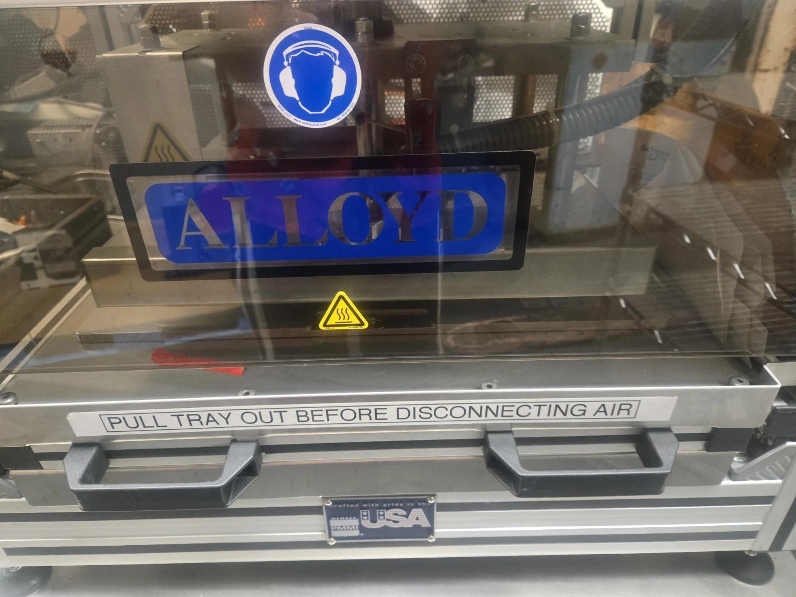 Alloyd #1SM-1216, semi-automatic blister sealer, new, open box - Image 2