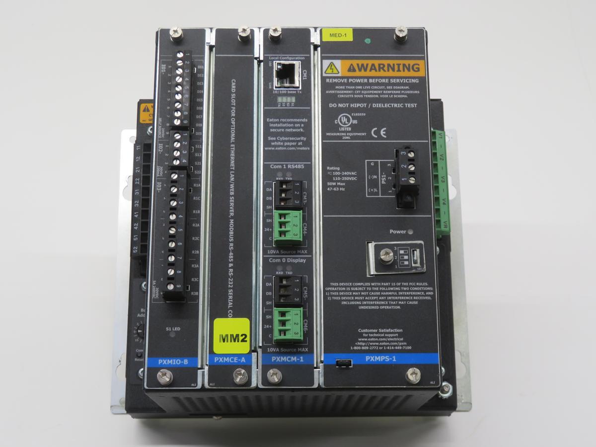 Eaton #PXM4051A1BA, PXM4000 power quality meter, 0-347 Volts L-N, 600 Volts system, 63 harmonics, Modbus RTU - Image 3